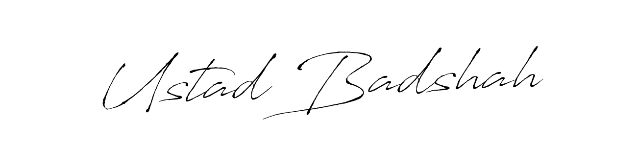 It looks lik you need a new signature style for name Ustad Badshah. Design unique handwritten (Antro_Vectra) signature with our free signature maker in just a few clicks. Ustad Badshah signature style 6 images and pictures png