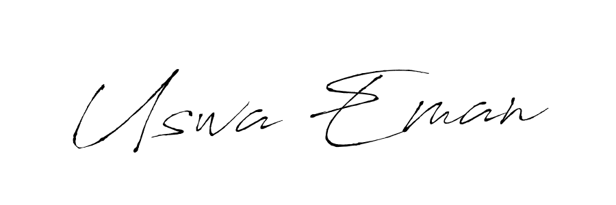 How to Draw Uswa Eman signature style? Antro_Vectra is a latest design signature styles for name Uswa Eman. Uswa Eman signature style 6 images and pictures png
