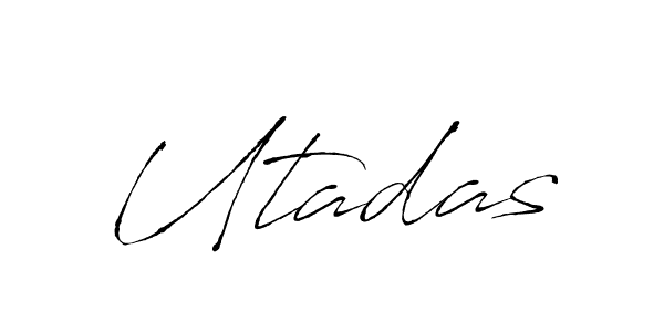 You should practise on your own different ways (Antro_Vectra) to write your name (Utadas) in signature. don't let someone else do it for you. Utadas signature style 6 images and pictures png