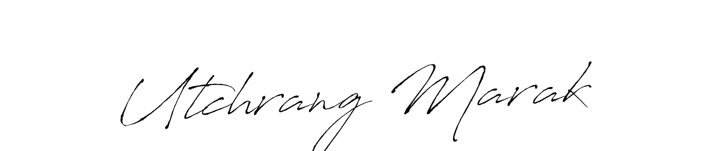 The best way (Antro_Vectra) to make a short signature is to pick only two or three words in your name. The name Utchrang Marak include a total of six letters. For converting this name. Utchrang Marak signature style 6 images and pictures png