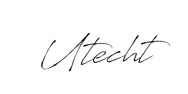 if you are searching for the best signature style for your name Utecht. so please give up your signature search. here we have designed multiple signature styles  using Antro_Vectra. Utecht signature style 6 images and pictures png