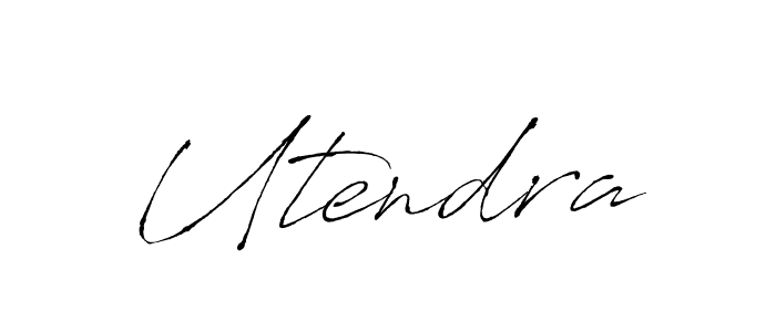 Antro_Vectra is a professional signature style that is perfect for those who want to add a touch of class to their signature. It is also a great choice for those who want to make their signature more unique. Get Utendra name to fancy signature for free. Utendra signature style 6 images and pictures png