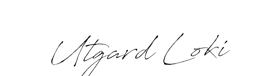 How to make Utgard Loki signature? Antro_Vectra is a professional autograph style. Create handwritten signature for Utgard Loki name. Utgard Loki signature style 6 images and pictures png