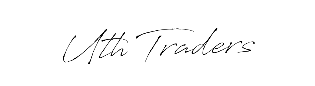 Uth Traders stylish signature style. Best Handwritten Sign (Antro_Vectra) for my name. Handwritten Signature Collection Ideas for my name Uth Traders. Uth Traders signature style 6 images and pictures png