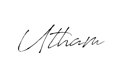 Once you've used our free online signature maker to create your best signature Antro_Vectra style, it's time to enjoy all of the benefits that Utham name signing documents. Utham signature style 6 images and pictures png