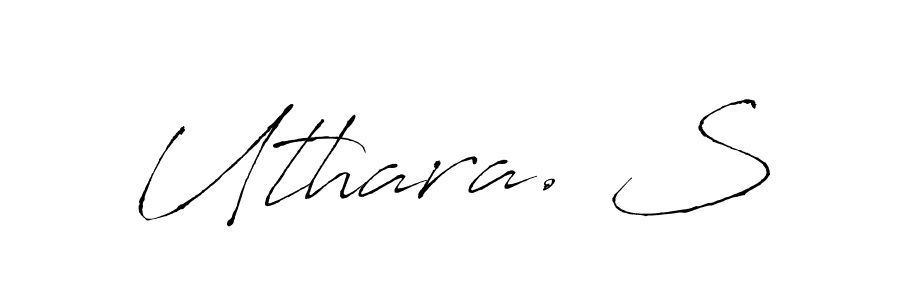 You should practise on your own different ways (Antro_Vectra) to write your name (Uthara. S) in signature. don't let someone else do it for you. Uthara. S signature style 6 images and pictures png