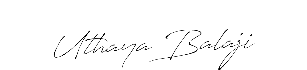 Create a beautiful signature design for name Uthaya Balaji. With this signature (Antro_Vectra) fonts, you can make a handwritten signature for free. Uthaya Balaji signature style 6 images and pictures png