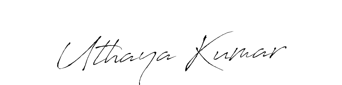 Uthaya Kumar stylish signature style. Best Handwritten Sign (Antro_Vectra) for my name. Handwritten Signature Collection Ideas for my name Uthaya Kumar. Uthaya Kumar signature style 6 images and pictures png