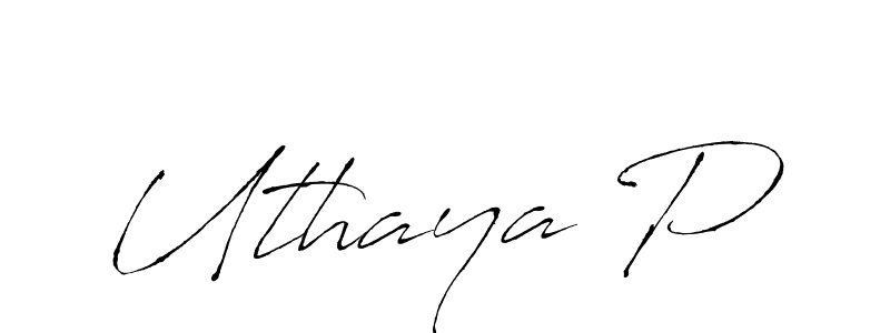 How to make Uthaya P signature? Antro_Vectra is a professional autograph style. Create handwritten signature for Uthaya P name. Uthaya P signature style 6 images and pictures png