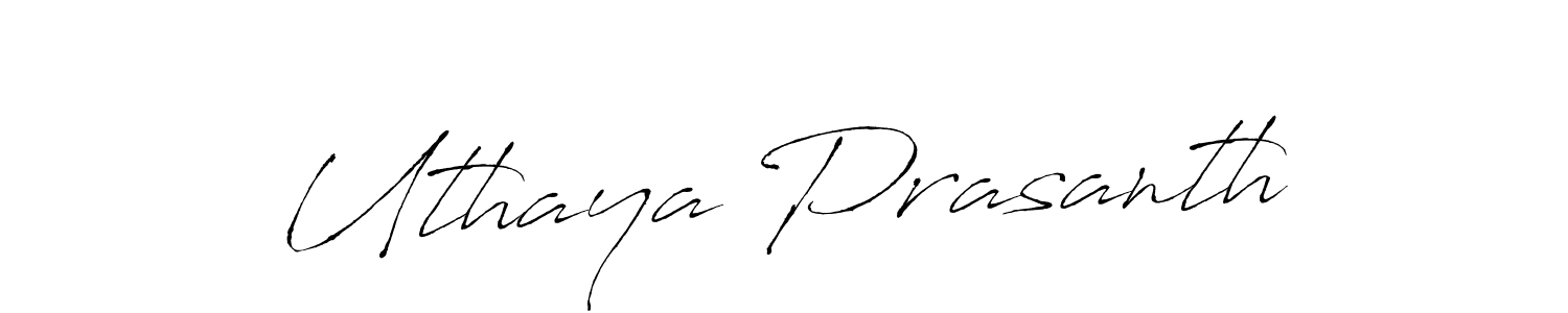 Use a signature maker to create a handwritten signature online. With this signature software, you can design (Antro_Vectra) your own signature for name Uthaya Prasanth. Uthaya Prasanth signature style 6 images and pictures png