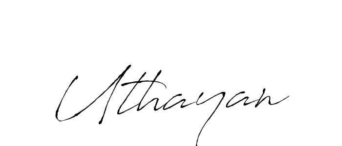 How to make Uthayan signature? Antro_Vectra is a professional autograph style. Create handwritten signature for Uthayan name. Uthayan signature style 6 images and pictures png