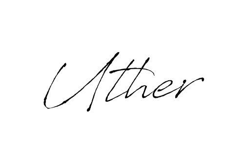 Once you've used our free online signature maker to create your best signature Antro_Vectra style, it's time to enjoy all of the benefits that Uther name signing documents. Uther signature style 6 images and pictures png