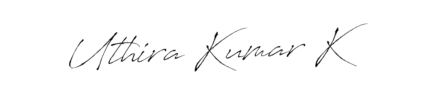 How to Draw Uthira Kumar K signature style? Antro_Vectra is a latest design signature styles for name Uthira Kumar K. Uthira Kumar K signature style 6 images and pictures png