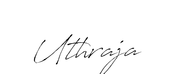 Uthraja stylish signature style. Best Handwritten Sign (Antro_Vectra) for my name. Handwritten Signature Collection Ideas for my name Uthraja. Uthraja signature style 6 images and pictures png