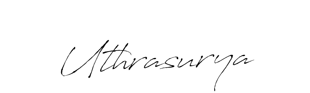 It looks lik you need a new signature style for name Uthrasurya. Design unique handwritten (Antro_Vectra) signature with our free signature maker in just a few clicks. Uthrasurya signature style 6 images and pictures png