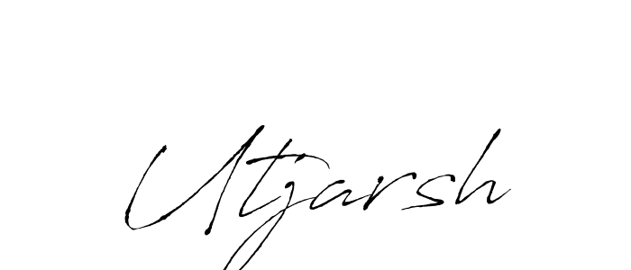 How to Draw Utjarsh signature style? Antro_Vectra is a latest design signature styles for name Utjarsh. Utjarsh signature style 6 images and pictures png