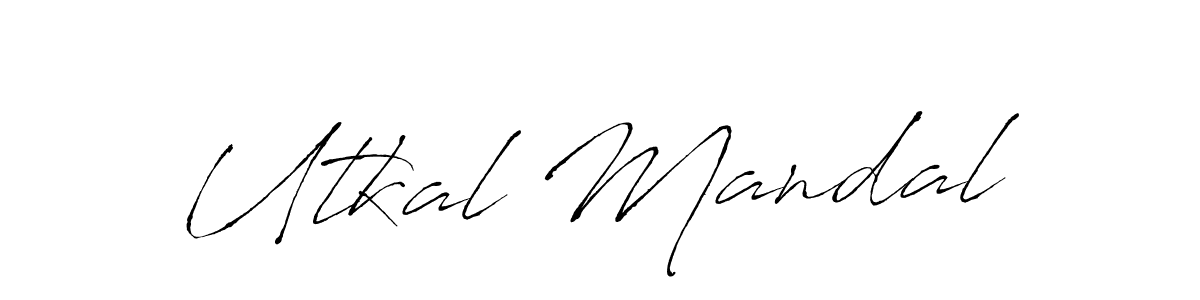 Make a beautiful signature design for name Utkal Mandal. With this signature (Antro_Vectra) style, you can create a handwritten signature for free. Utkal Mandal signature style 6 images and pictures png