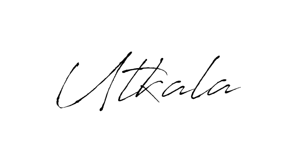 You should practise on your own different ways (Antro_Vectra) to write your name (Utkala) in signature. don't let someone else do it for you. Utkala signature style 6 images and pictures png