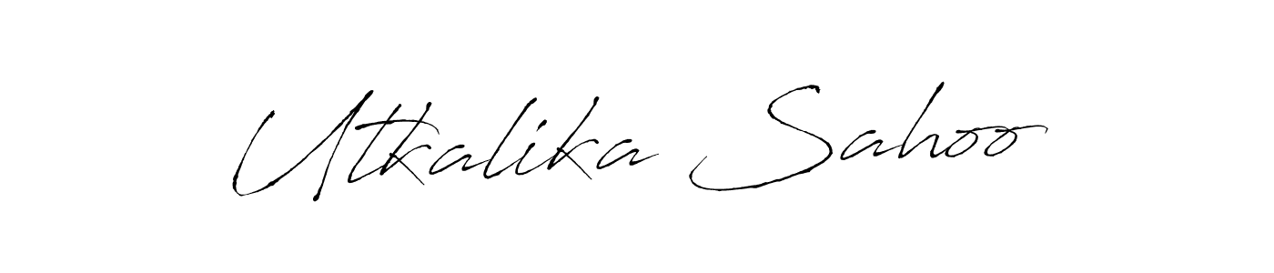 Also we have Utkalika Sahoo name is the best signature style. Create professional handwritten signature collection using Antro_Vectra autograph style. Utkalika Sahoo signature style 6 images and pictures png