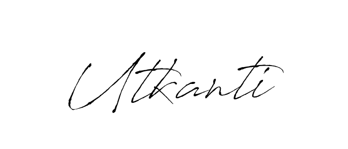 Once you've used our free online signature maker to create your best signature Antro_Vectra style, it's time to enjoy all of the benefits that Utkanti name signing documents. Utkanti signature style 6 images and pictures png