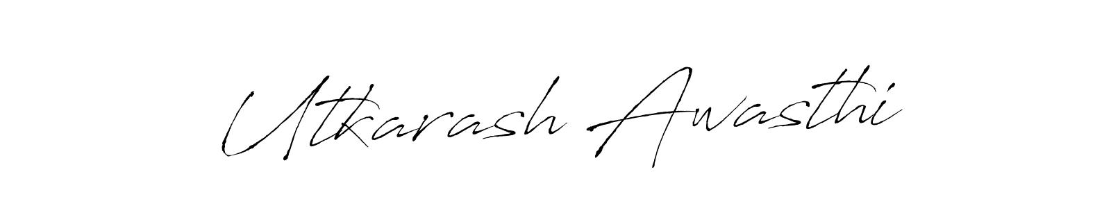 How to Draw Utkarash Awasthi signature style? Antro_Vectra is a latest design signature styles for name Utkarash Awasthi. Utkarash Awasthi signature style 6 images and pictures png