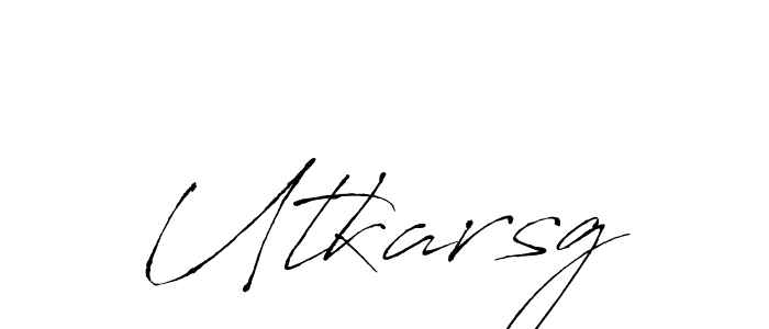 You should practise on your own different ways (Antro_Vectra) to write your name (Utkarsg) in signature. don't let someone else do it for you. Utkarsg signature style 6 images and pictures png