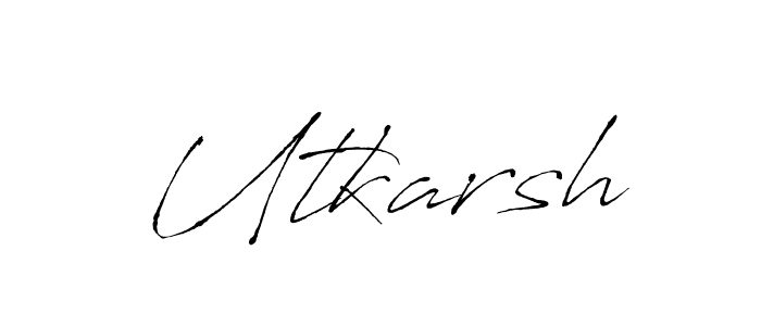 Antro_Vectra is a professional signature style that is perfect for those who want to add a touch of class to their signature. It is also a great choice for those who want to make their signature more unique. Get Utkarsh name to fancy signature for free. Utkarsh signature style 6 images and pictures png
