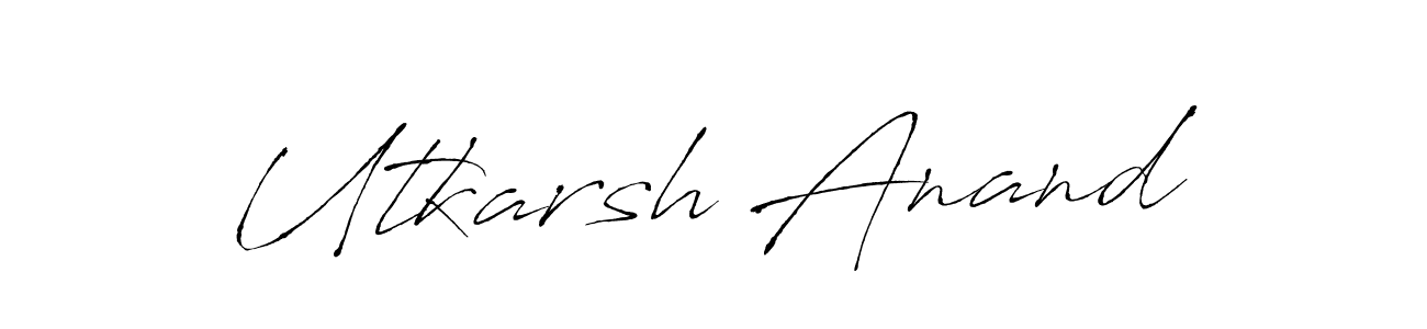 Once you've used our free online signature maker to create your best signature Antro_Vectra style, it's time to enjoy all of the benefits that Utkarsh Anand name signing documents. Utkarsh Anand signature style 6 images and pictures png