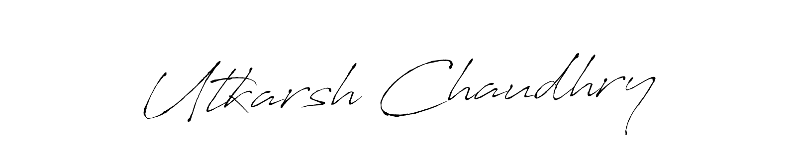 Use a signature maker to create a handwritten signature online. With this signature software, you can design (Antro_Vectra) your own signature for name Utkarsh Chaudhry. Utkarsh Chaudhry signature style 6 images and pictures png