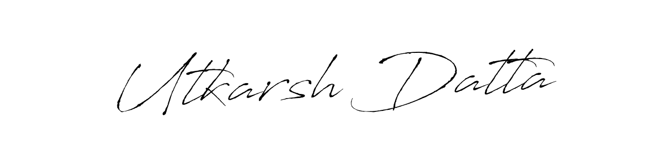 Utkarsh Datta stylish signature style. Best Handwritten Sign (Antro_Vectra) for my name. Handwritten Signature Collection Ideas for my name Utkarsh Datta. Utkarsh Datta signature style 6 images and pictures png