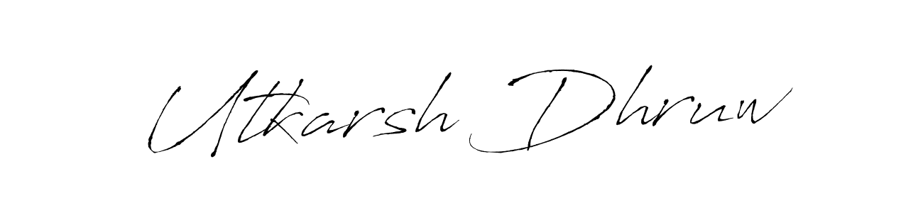 You can use this online signature creator to create a handwritten signature for the name Utkarsh Dhruw. This is the best online autograph maker. Utkarsh Dhruw signature style 6 images and pictures png