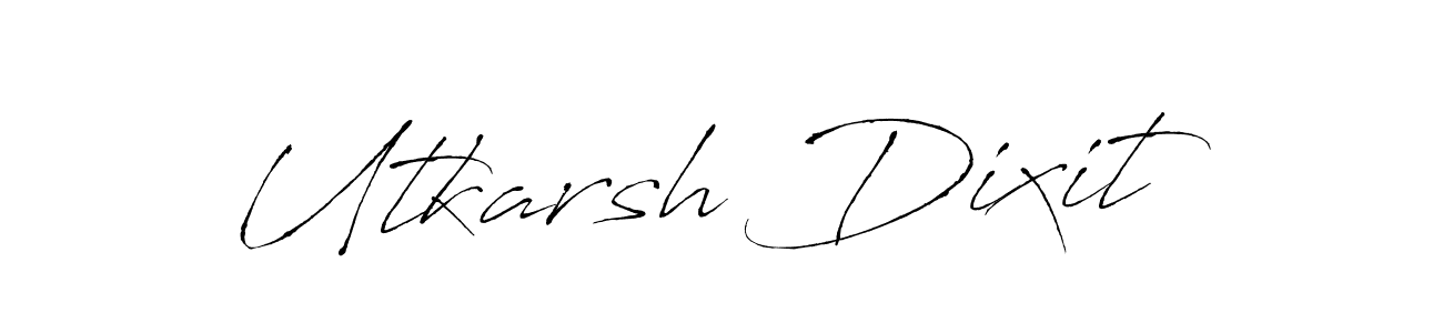 Make a short Utkarsh Dixit signature style. Manage your documents anywhere anytime using Antro_Vectra. Create and add eSignatures, submit forms, share and send files easily. Utkarsh Dixit signature style 6 images and pictures png