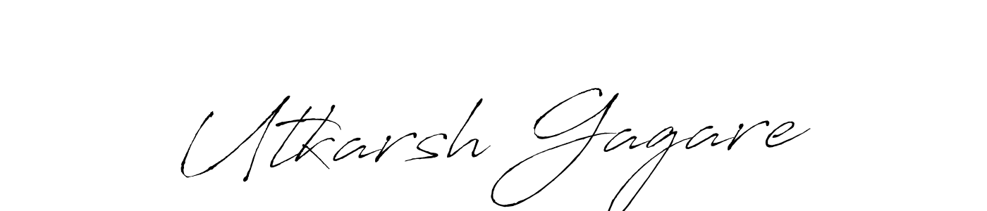 Make a beautiful signature design for name Utkarsh Gagare. Use this online signature maker to create a handwritten signature for free. Utkarsh Gagare signature style 6 images and pictures png