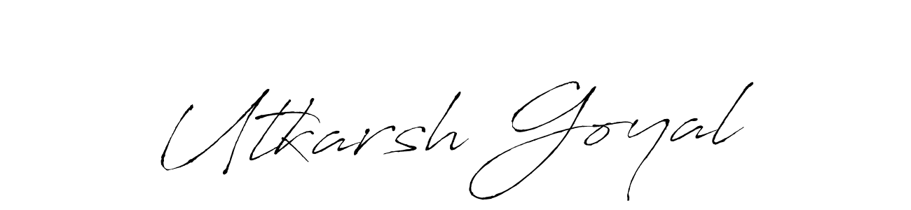 Use a signature maker to create a handwritten signature online. With this signature software, you can design (Antro_Vectra) your own signature for name Utkarsh Goyal. Utkarsh Goyal signature style 6 images and pictures png