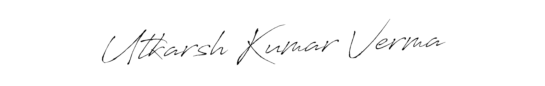 Also You can easily find your signature by using the search form. We will create Utkarsh Kumar Verma name handwritten signature images for you free of cost using Antro_Vectra sign style. Utkarsh Kumar Verma signature style 6 images and pictures png