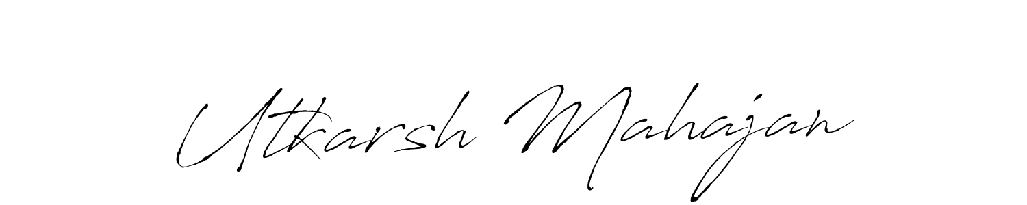 Similarly Antro_Vectra is the best handwritten signature design. Signature creator online .You can use it as an online autograph creator for name Utkarsh Mahajan. Utkarsh Mahajan signature style 6 images and pictures png