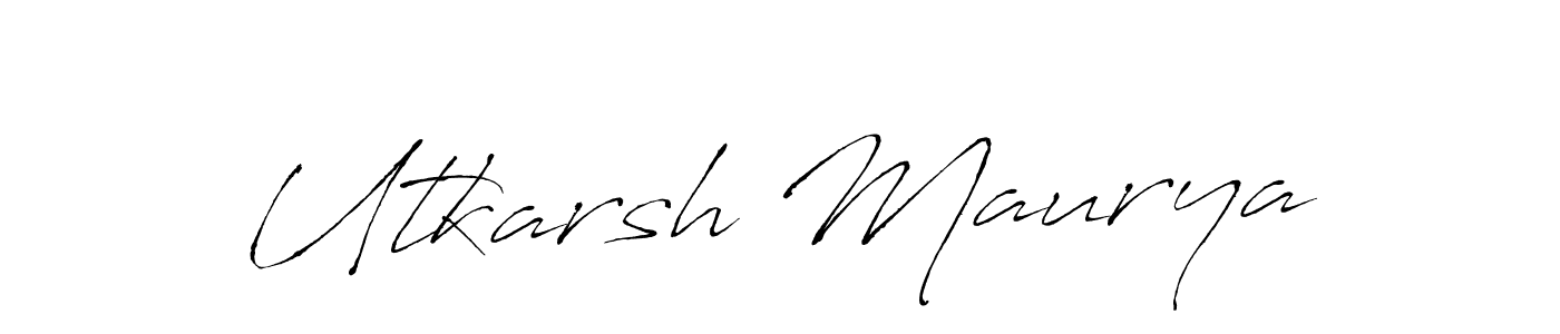 if you are searching for the best signature style for your name Utkarsh Maurya. so please give up your signature search. here we have designed multiple signature styles  using Antro_Vectra. Utkarsh Maurya signature style 6 images and pictures png