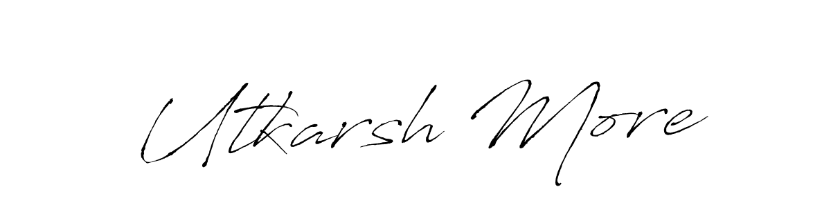 Make a short Utkarsh More signature style. Manage your documents anywhere anytime using Antro_Vectra. Create and add eSignatures, submit forms, share and send files easily. Utkarsh More signature style 6 images and pictures png