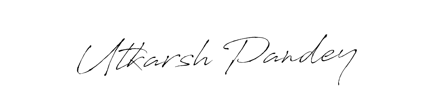 Design your own signature with our free online signature maker. With this signature software, you can create a handwritten (Antro_Vectra) signature for name Utkarsh Pandey. Utkarsh Pandey signature style 6 images and pictures png