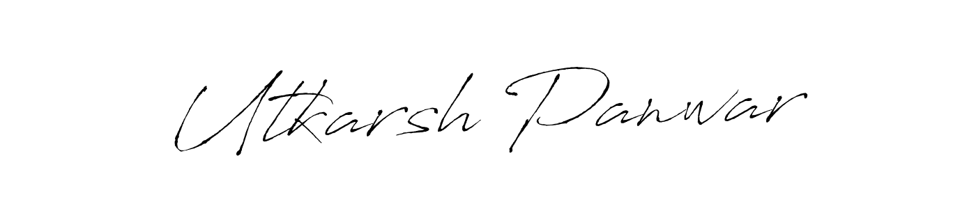 Also You can easily find your signature by using the search form. We will create Utkarsh Panwar name handwritten signature images for you free of cost using Antro_Vectra sign style. Utkarsh Panwar signature style 6 images and pictures png