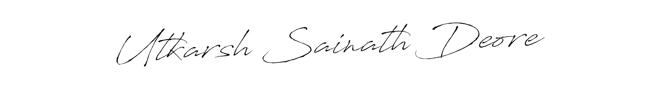 Make a short Utkarsh Sainath Deore signature style. Manage your documents anywhere anytime using Antro_Vectra. Create and add eSignatures, submit forms, share and send files easily. Utkarsh Sainath Deore signature style 6 images and pictures png