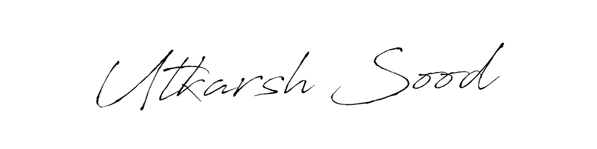 Here are the top 10 professional signature styles for the name Utkarsh Sood. These are the best autograph styles you can use for your name. Utkarsh Sood signature style 6 images and pictures png