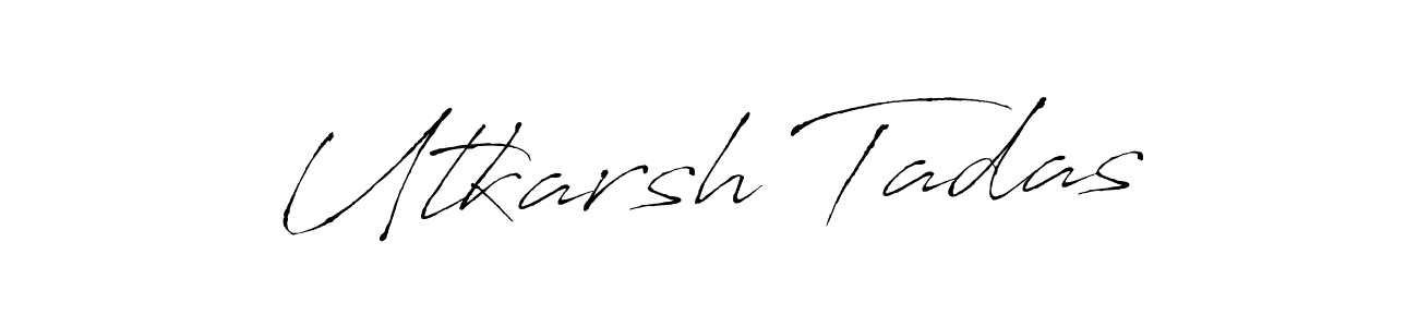You can use this online signature creator to create a handwritten signature for the name Utkarsh Tadas. This is the best online autograph maker. Utkarsh Tadas signature style 6 images and pictures png