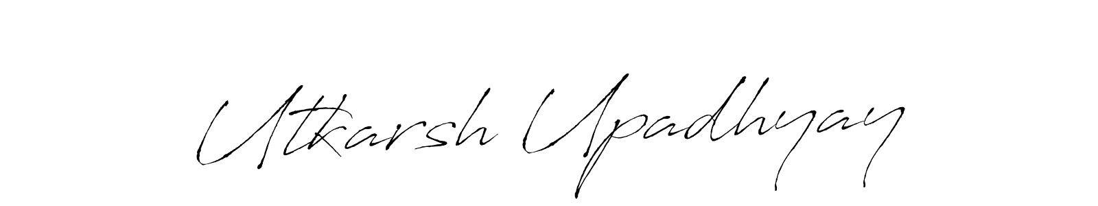 Antro_Vectra is a professional signature style that is perfect for those who want to add a touch of class to their signature. It is also a great choice for those who want to make their signature more unique. Get Utkarsh Upadhyay name to fancy signature for free. Utkarsh Upadhyay signature style 6 images and pictures png