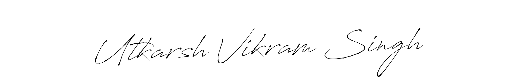 Also You can easily find your signature by using the search form. We will create Utkarsh Vikram Singh name handwritten signature images for you free of cost using Antro_Vectra sign style. Utkarsh Vikram Singh signature style 6 images and pictures png
