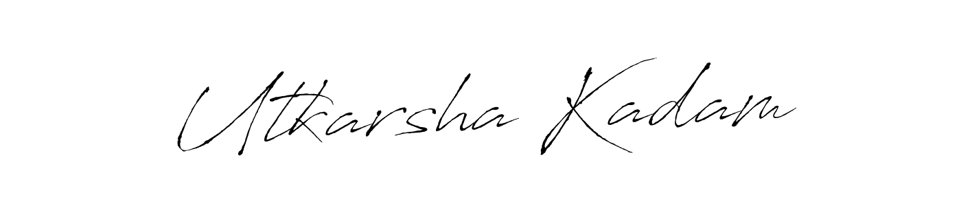 Once you've used our free online signature maker to create your best signature Antro_Vectra style, it's time to enjoy all of the benefits that Utkarsha Kadam name signing documents. Utkarsha Kadam signature style 6 images and pictures png