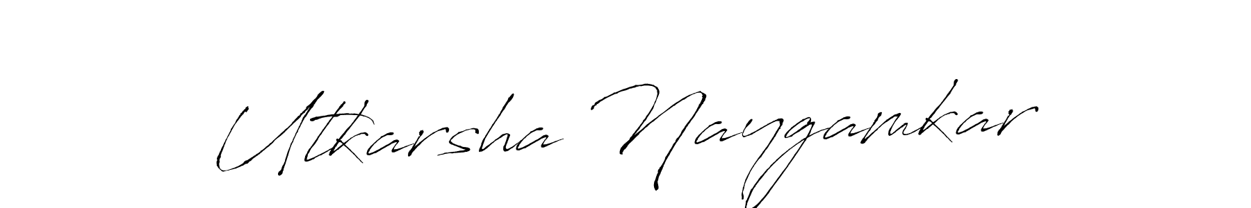 It looks lik you need a new signature style for name Utkarsha Naygamkar. Design unique handwritten (Antro_Vectra) signature with our free signature maker in just a few clicks. Utkarsha Naygamkar signature style 6 images and pictures png