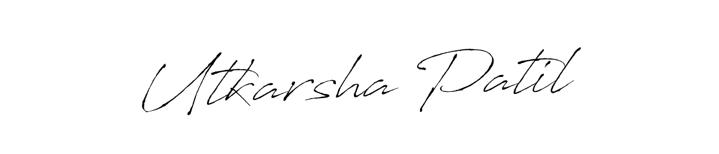 Similarly Antro_Vectra is the best handwritten signature design. Signature creator online .You can use it as an online autograph creator for name Utkarsha Patil. Utkarsha Patil signature style 6 images and pictures png