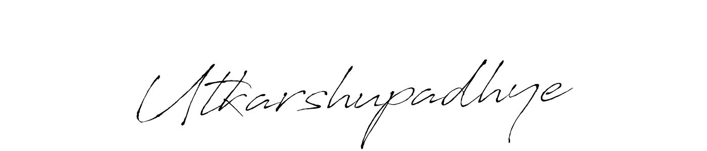 Make a beautiful signature design for name Utkarshupadhye. Use this online signature maker to create a handwritten signature for free. Utkarshupadhye signature style 6 images and pictures png