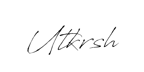 Also You can easily find your signature by using the search form. We will create Utkrsh name handwritten signature images for you free of cost using Antro_Vectra sign style. Utkrsh signature style 6 images and pictures png